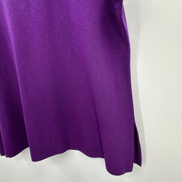 Misook 1X Black & Purple Knit Tank Top And Cardigan Jacket Set Quiet Luxury - Picture 8 of 9